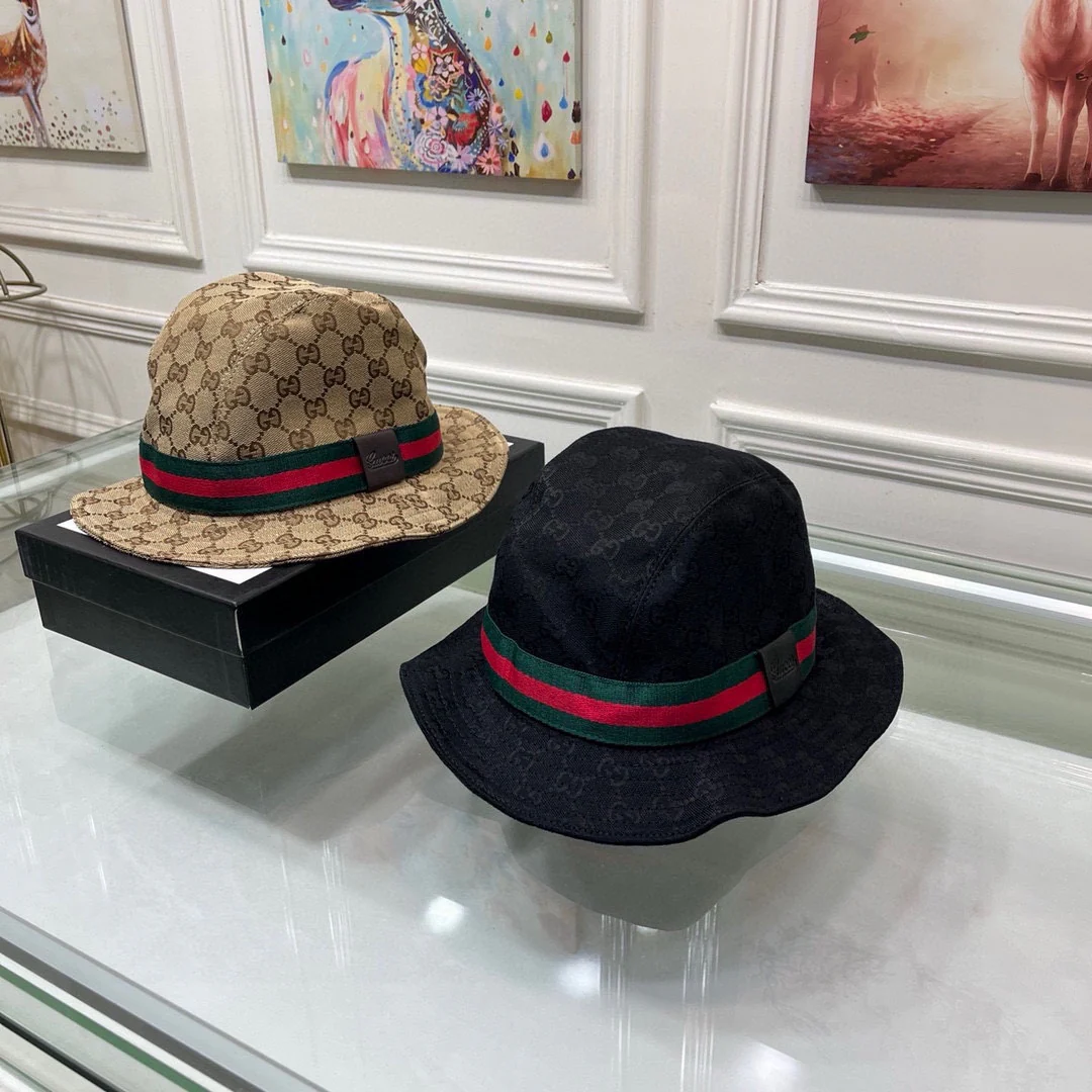 Панама Gucci Classic Webbing Bucket Hat - conk3