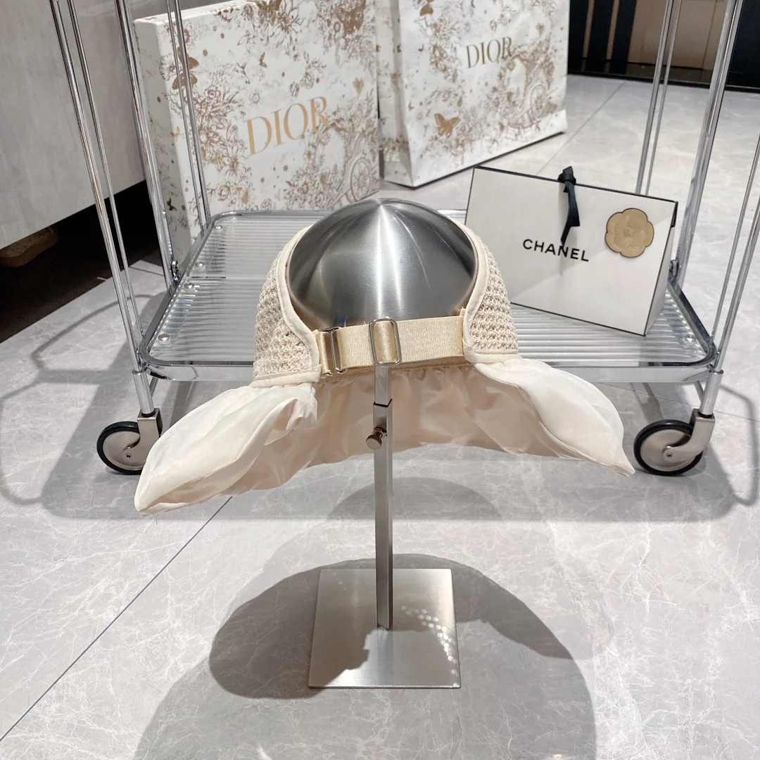 Новинки коллекции LV Весна/Лето 2023 - Соломенная шляпа - Козырек - Солнцезащитная шляпа