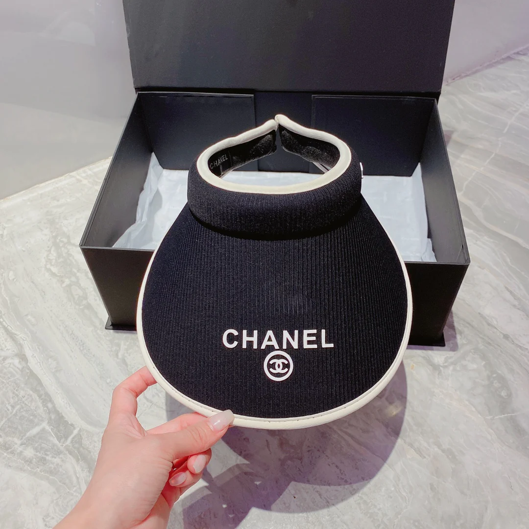 Солнцезащитная шляпа Chanel с открытым верхом - 5