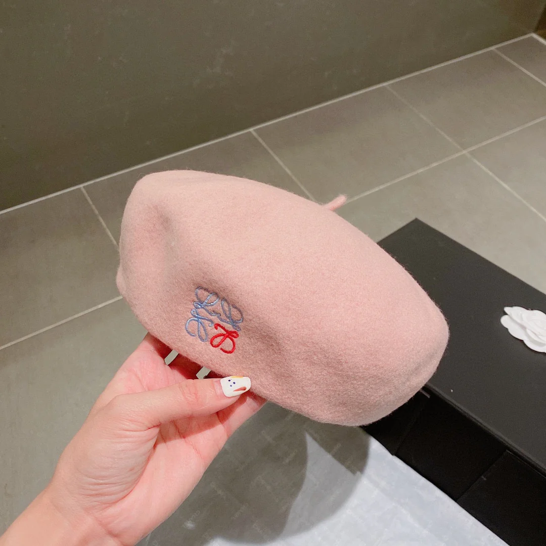 Лолвей - Шерстяной берет - Розовый