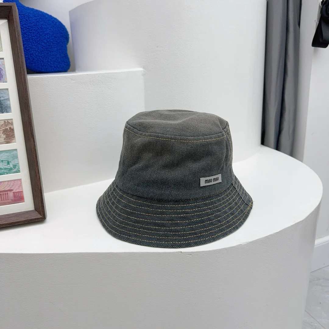 Miu Miu - Джинсовая рыбацкая шляпа