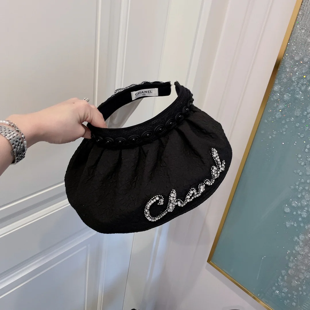 Chanel - Элегантный берет для светской львицы из французского стиля - Ткань, устойчивая к ультрафиолетовому излучению