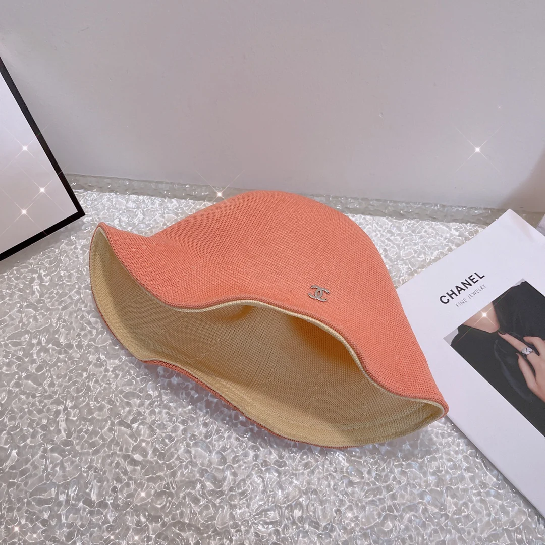 Chanel - Двусторонняя рыбацкая шляпа - Можно носить с обеих сторон
