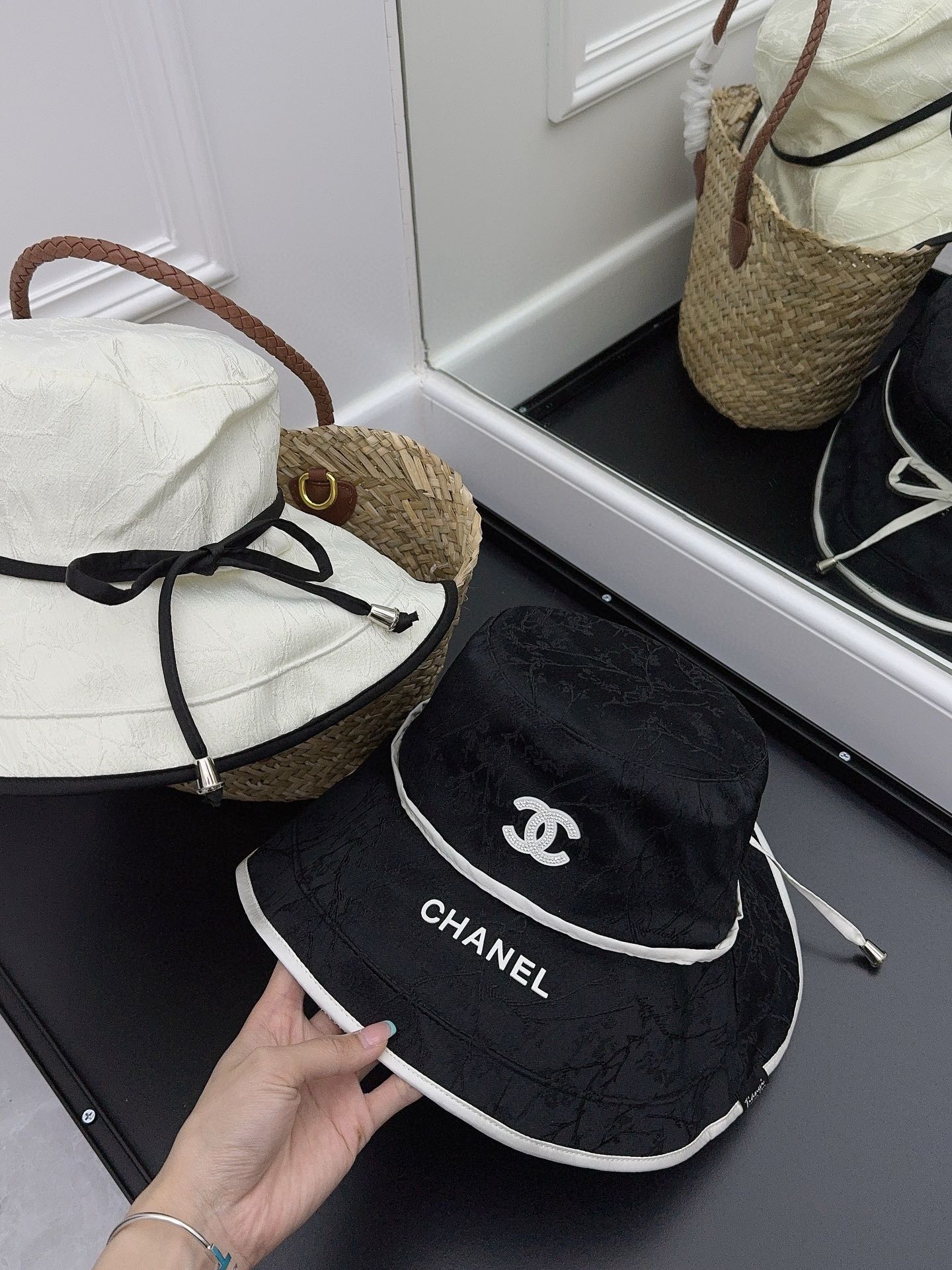 Chanel - Новая рельефная рыбацкая шляпа