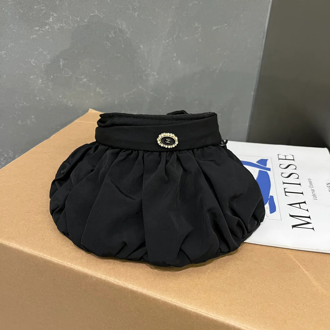 Chanel - Открытый жилет - Солнцезащитная шляпа - Черный