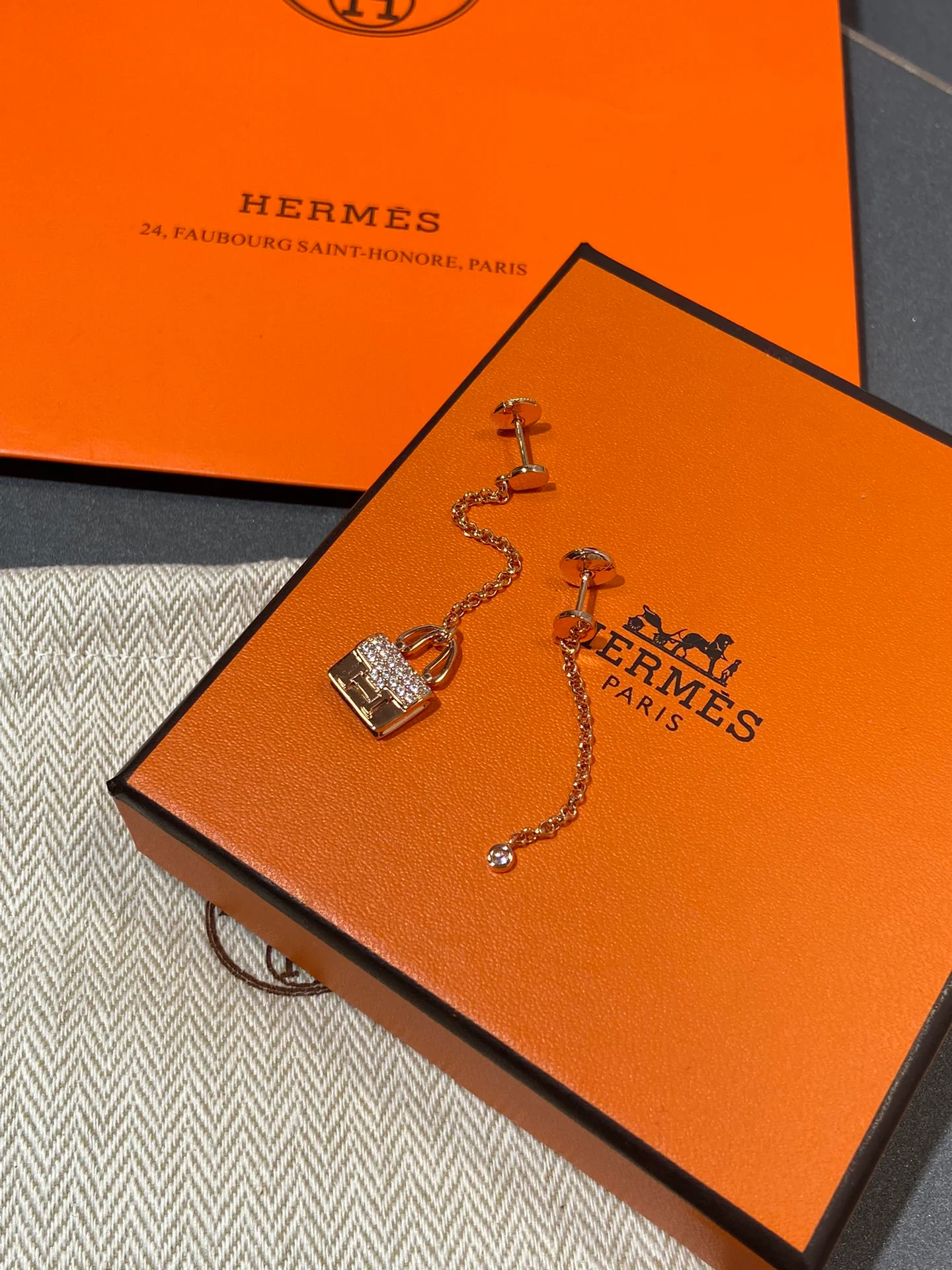 Серьги Hermes 015