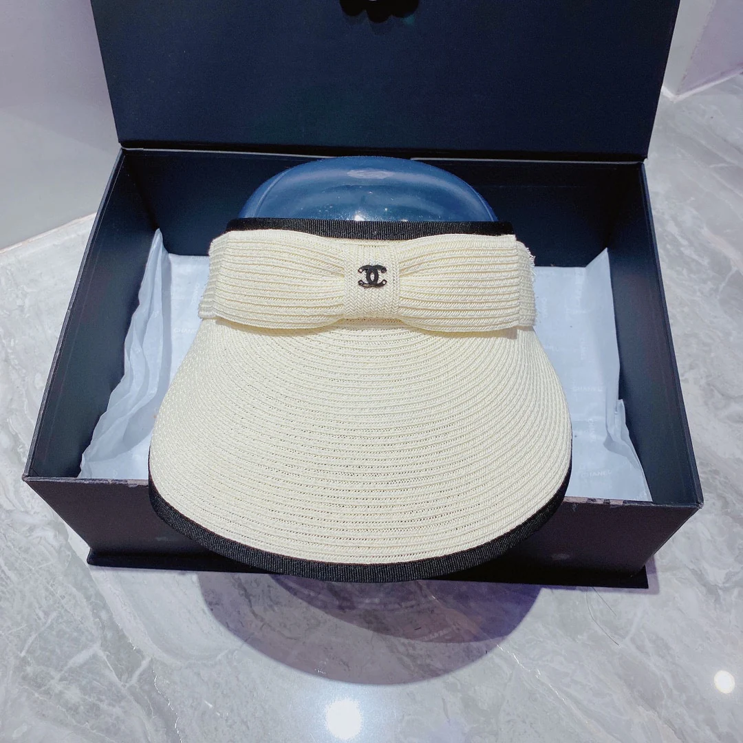 Солнцезащитная шляпа Chanel - Парик с открытым верхом - 2