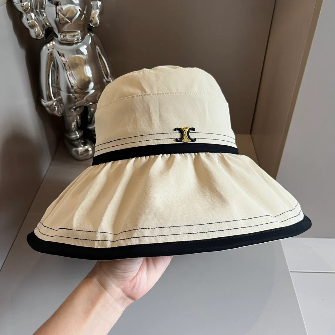 Celine - Новая простая и элегантная панама - белая