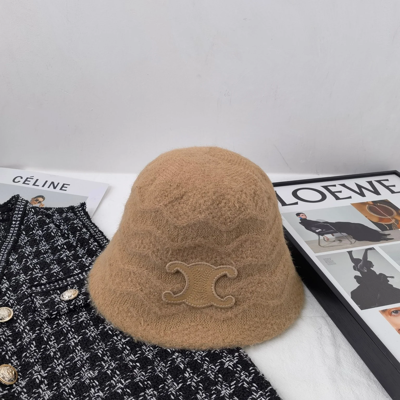 Celine - Рыбацкая шляпа с волнистым узором