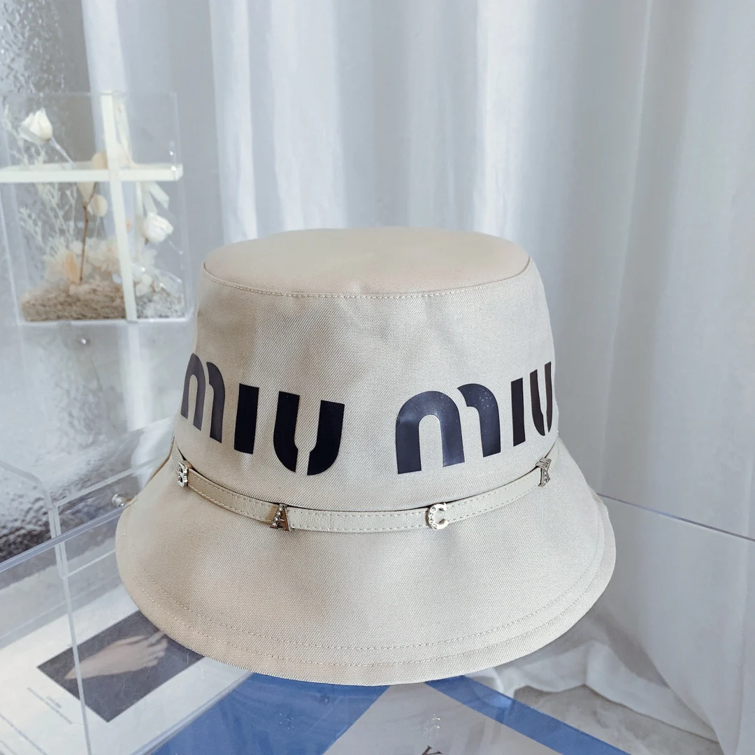 Miu Miu - Солнцезащитная шляпа в стиле Хепберн