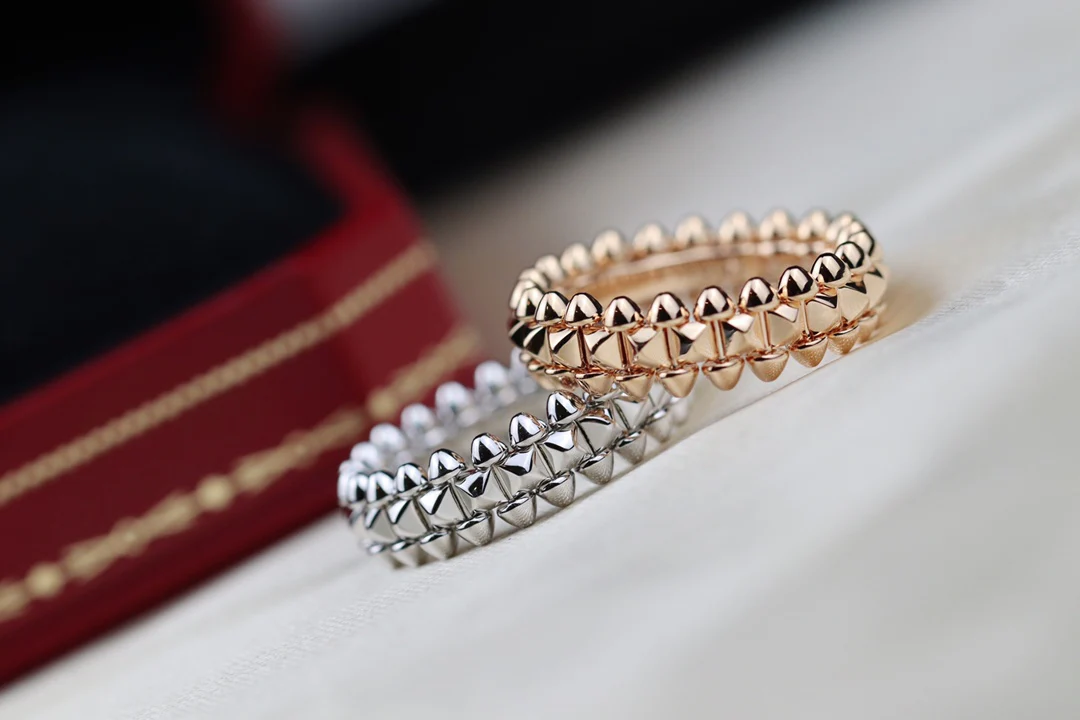 Кольцо Cartier Clash - розовое и белое золото