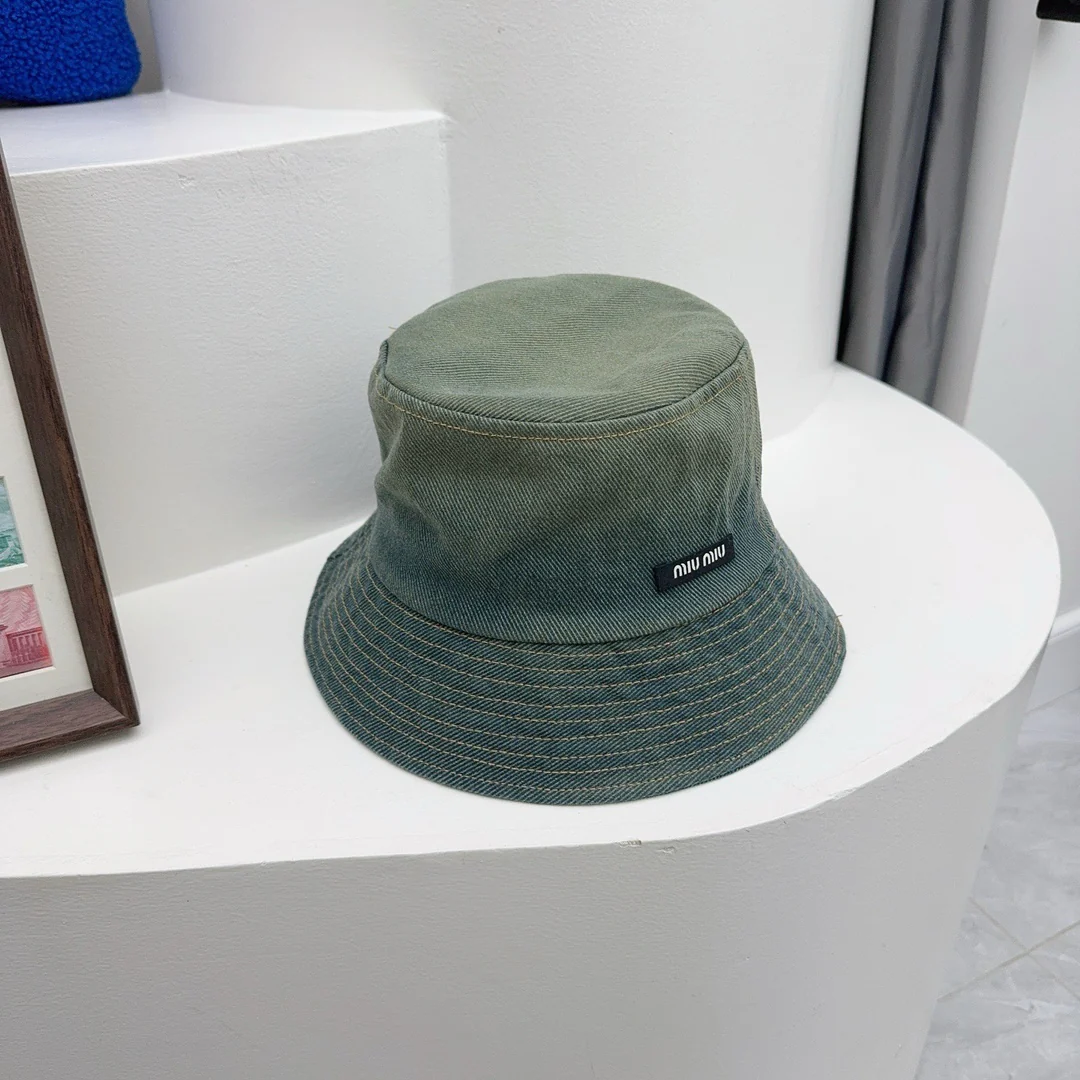 Miu Miu - Джинсовая рыбацкая шляпа