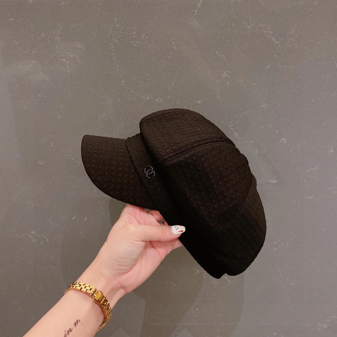 Chanel - Восьмиугольный берет - Черный