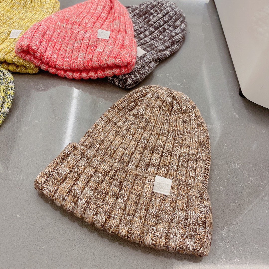 Lolway - Шерстяная вязаная шапка-бини