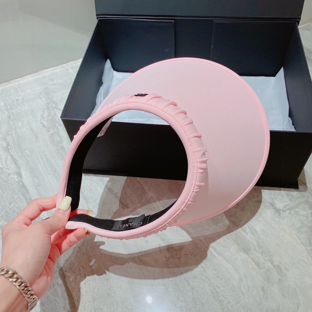 Солнцезащитная шляпа Chanel с открытым верхом - 3