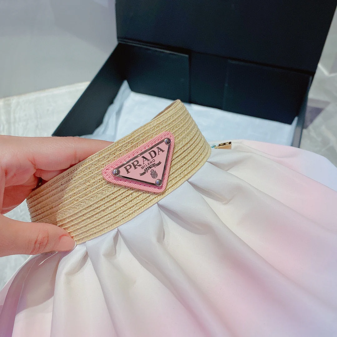 Солнцезащитная шляпа Prada Shell Rainbow - защита от УФ-излучения