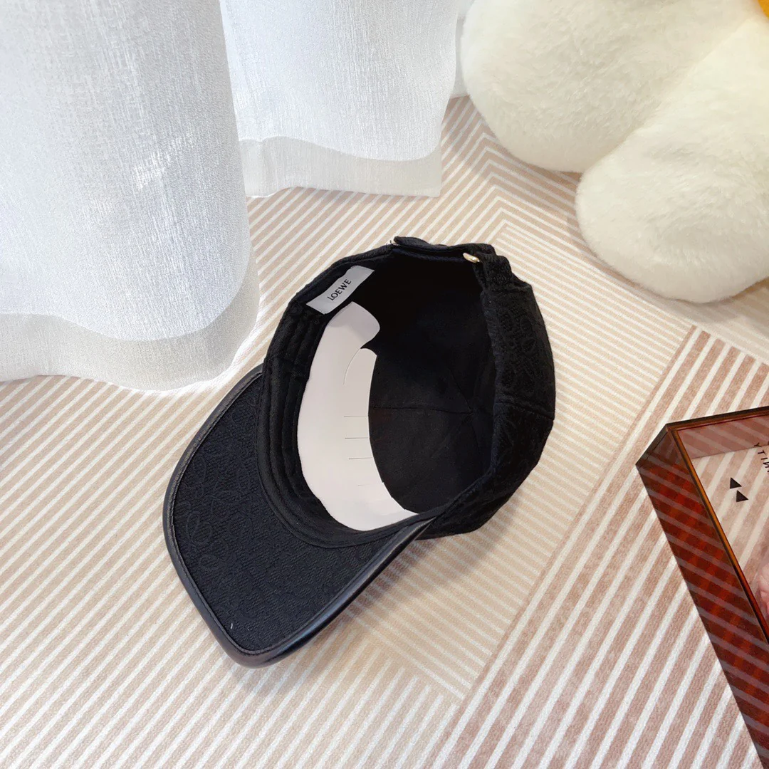 Lolway - бейсболка из канваса с монограммой - черная