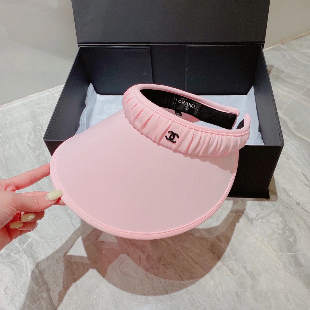 Солнцезащитная шляпа Chanel с открытым верхом - 3