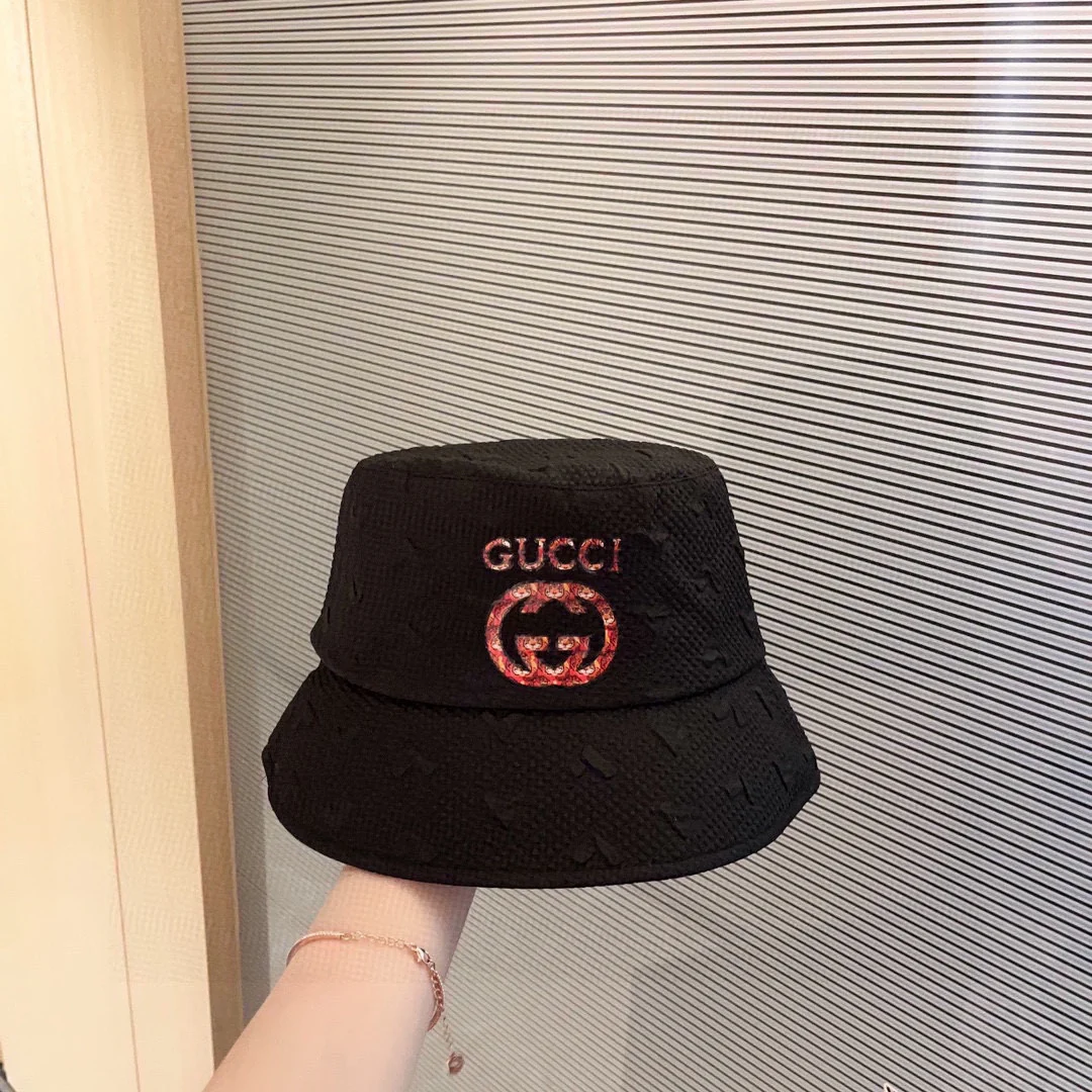 Gucci - Вышитая рыбацкая шляпа