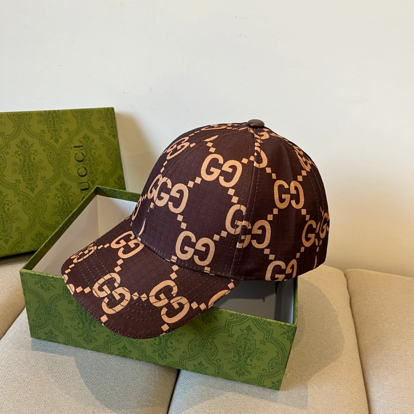 Бейсболка Gucci Classic Logo - Кофе