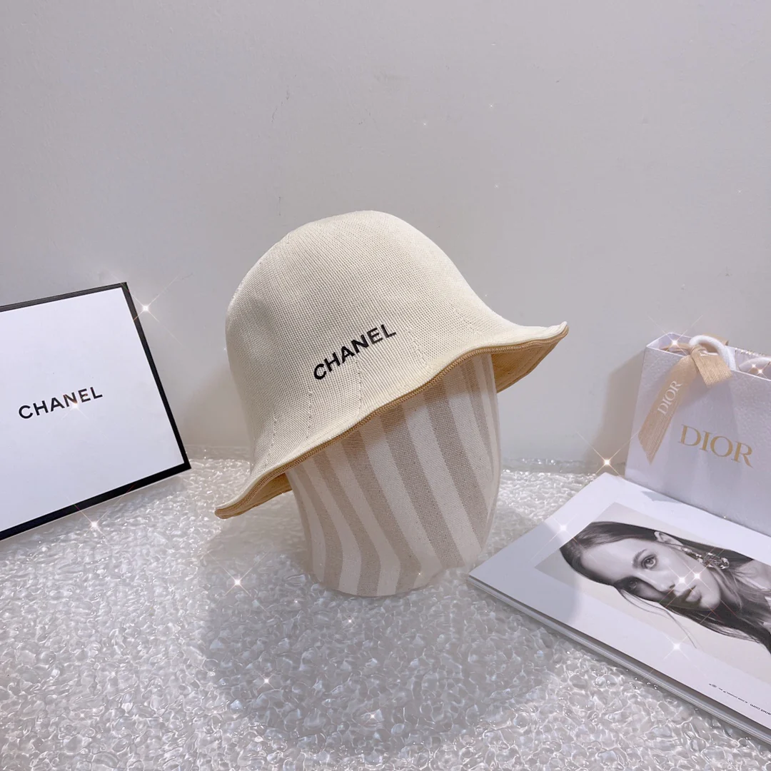 Chanel - Двусторонняя рыбацкая шляпа - Можно носить с обеих сторон - 2