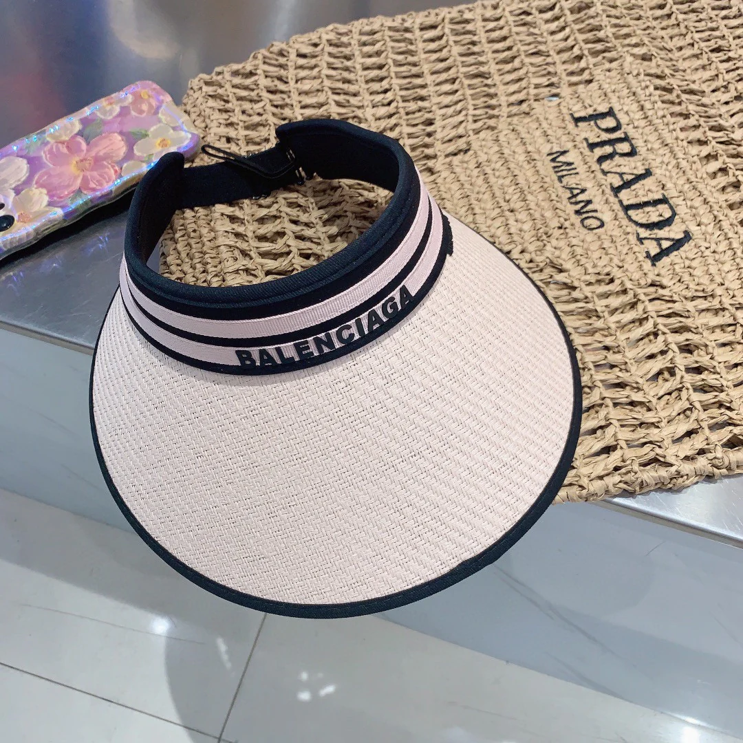 Новинка Balenciaga весна/лето 2023 - Шляпа от солнца с открытым париком