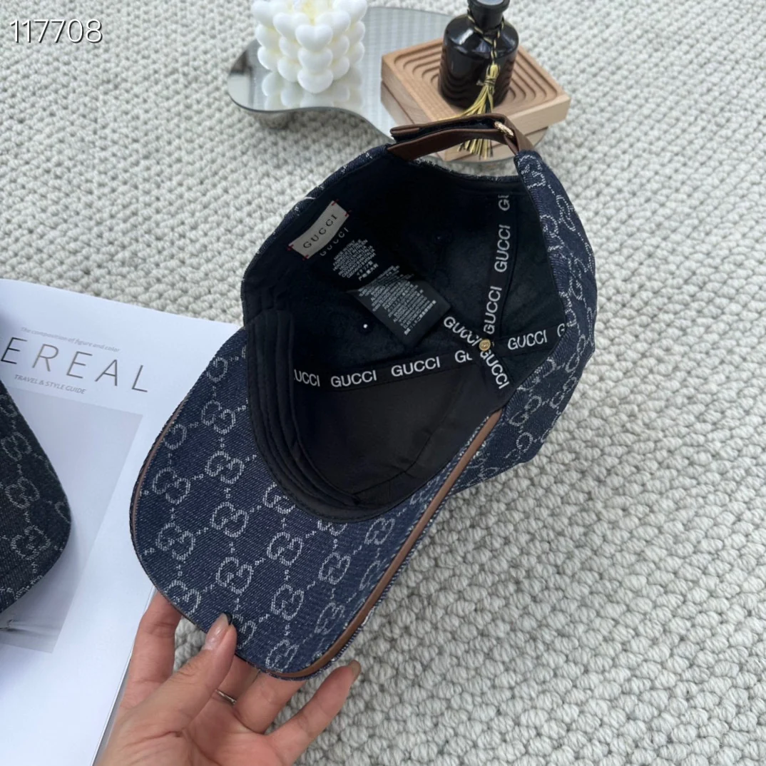 Бейсболка Gucci Весна/Лето 2023 - Синяя