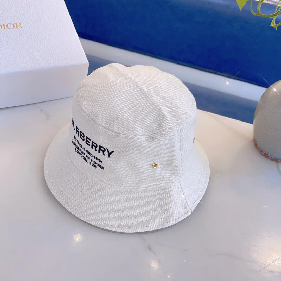 Burberry - Новая уникальная рыбацкая шляпа из хлопчатобумажной парусины