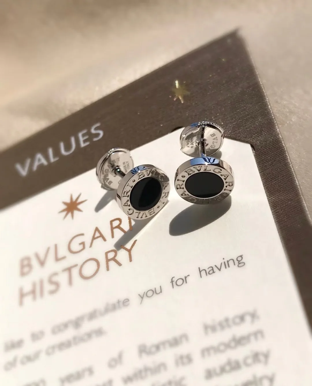 Серьги Bvlgari 009