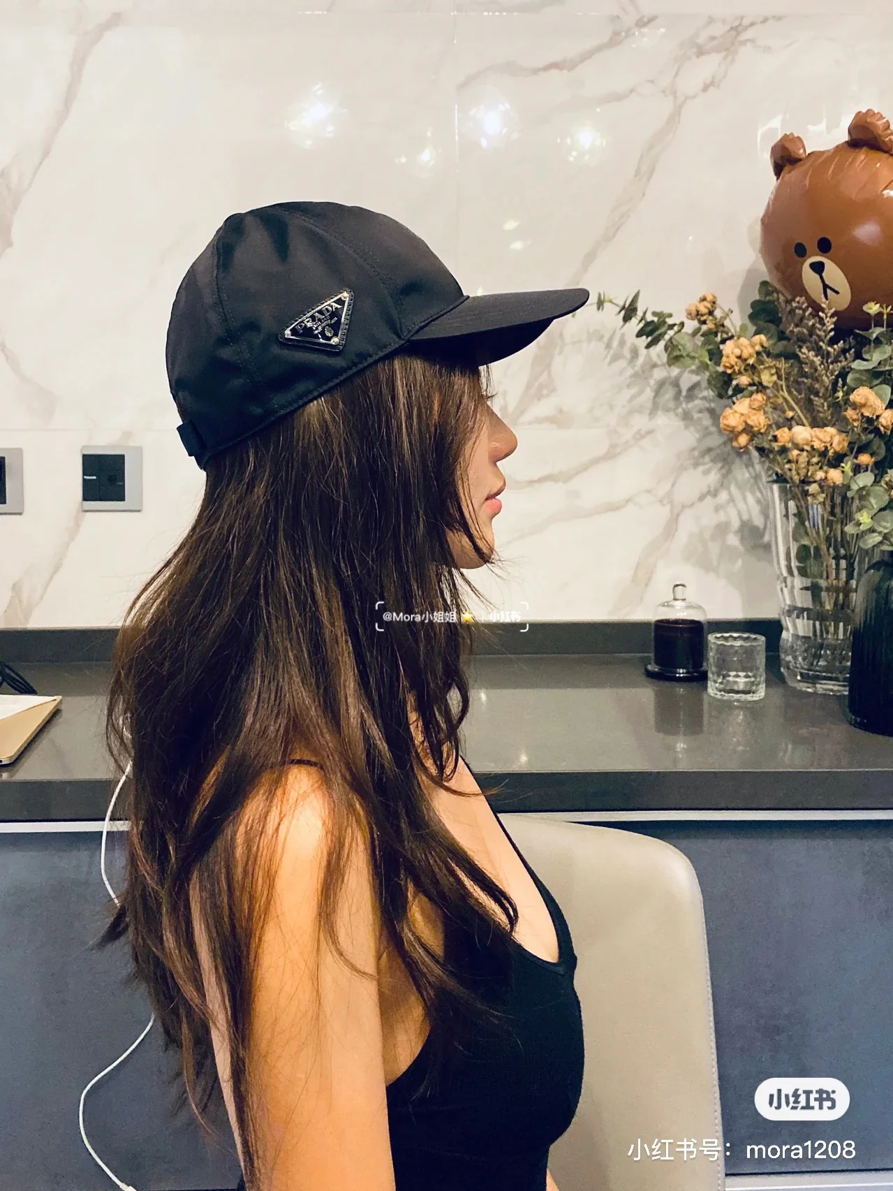 Классическая бейсболка Prada с треугольным логотипом - 2022 (аналогичная той, что в бутике) - 2