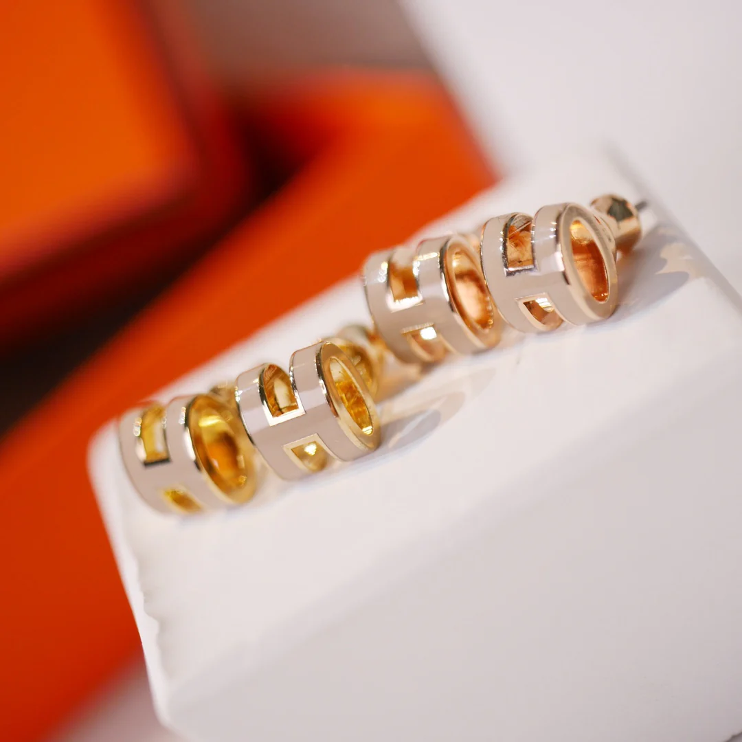 Серьги и гвоздики Hermes - изображение из коллекции