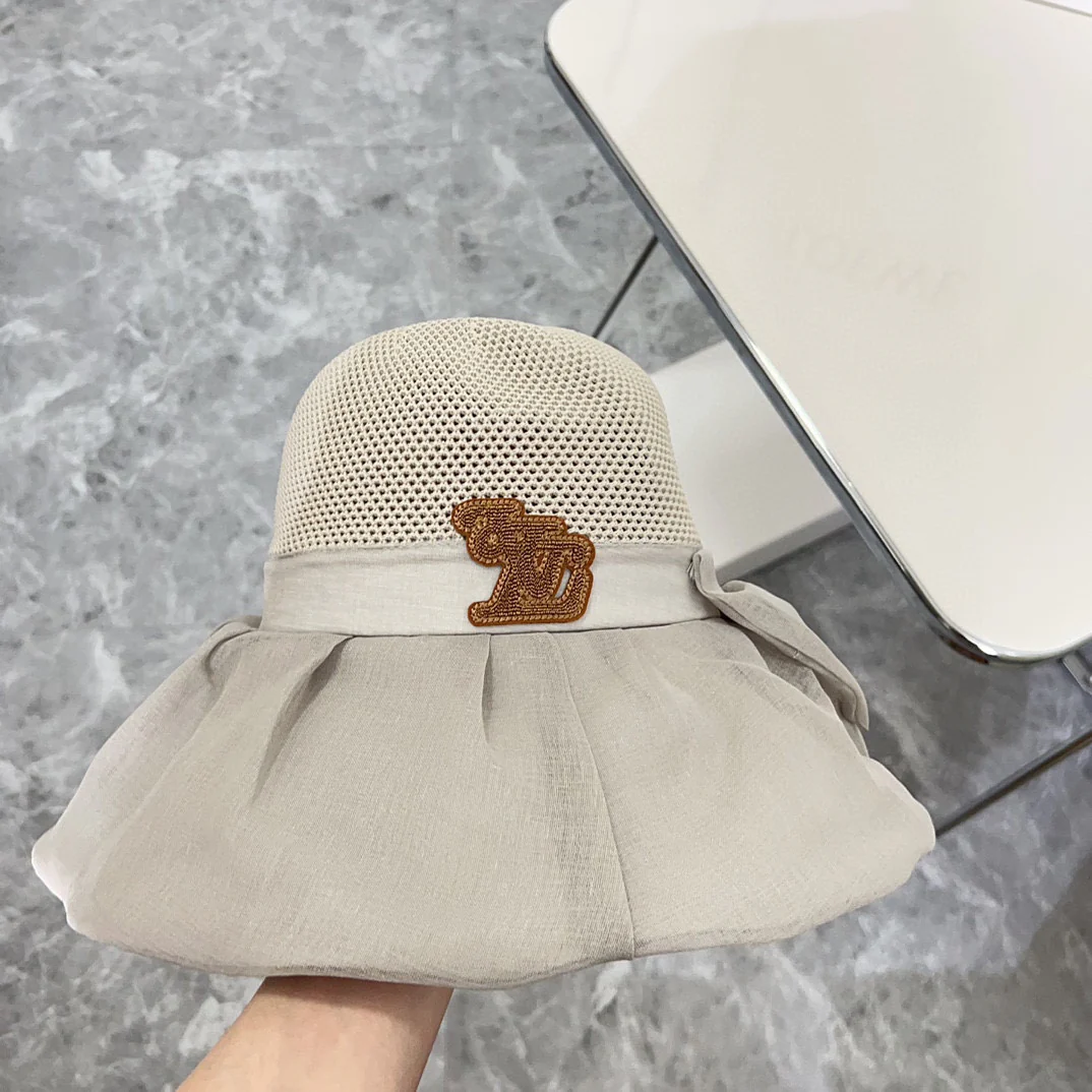 Новинка LV 2024 — Складной капюшон — Абрикосово-серый