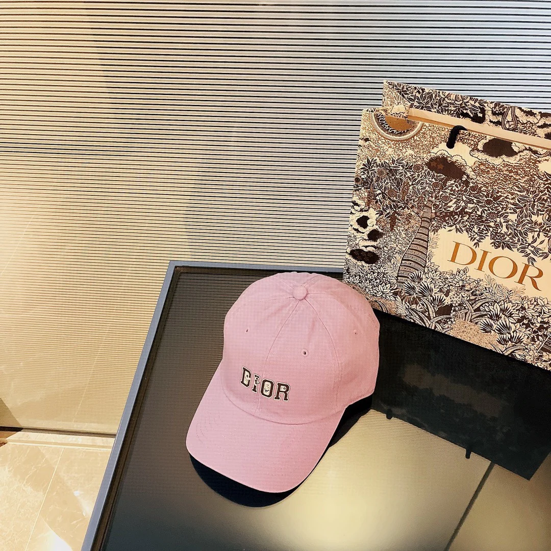 Dior - Минималистичная бейсболка с логотипом - Разные цвета - 2 шт.