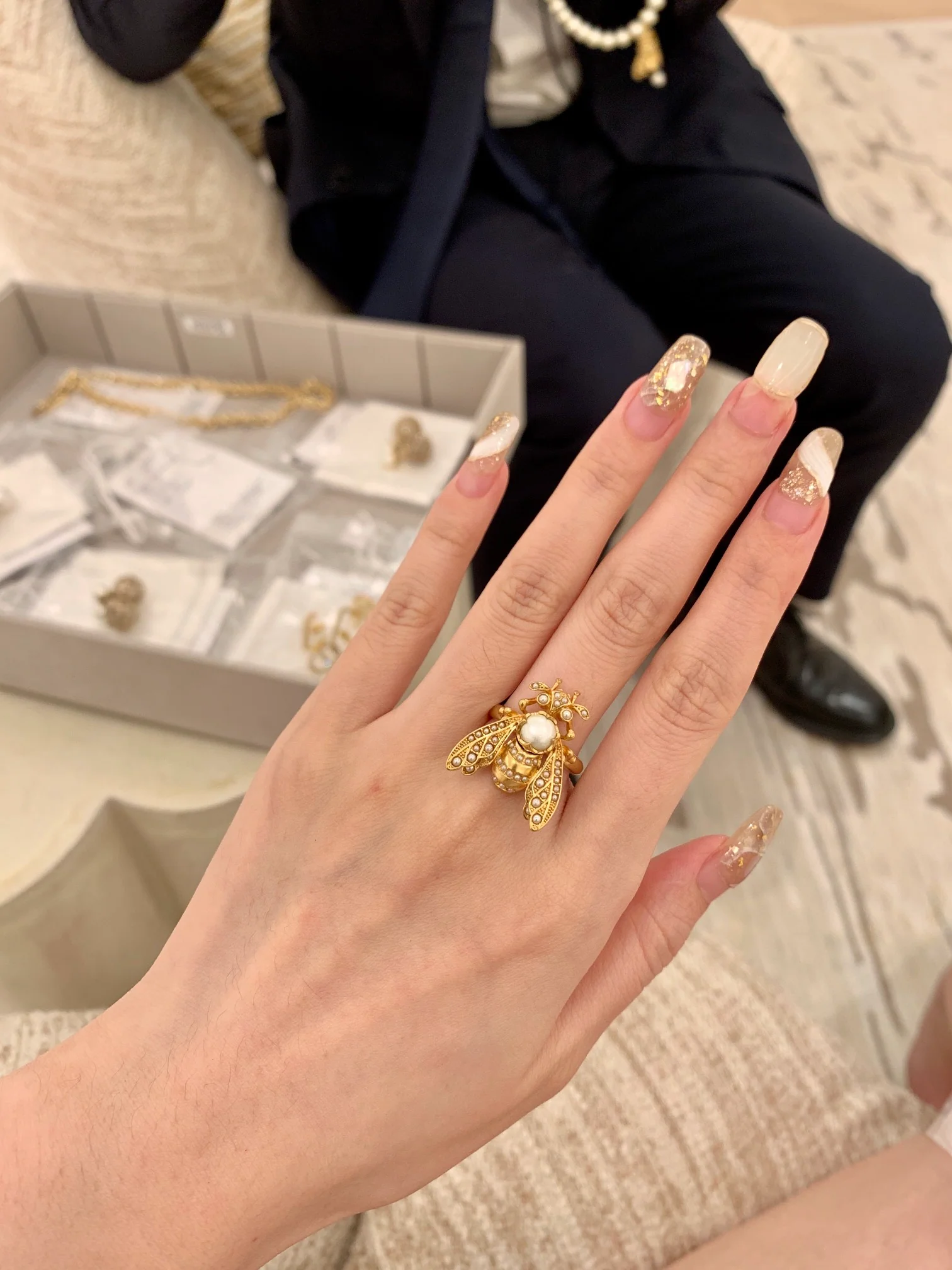 Кольцо Dior 007