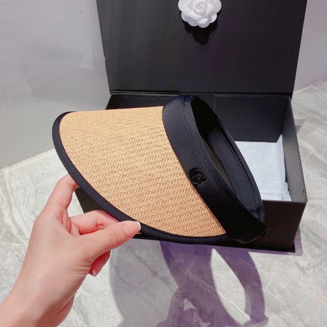 Солнцезащитная шляпа Gucci с открытым верхом и повязкой на голову - 1