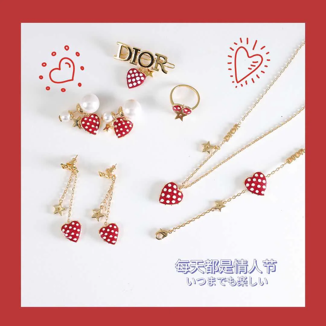 Серьги и колье Dior