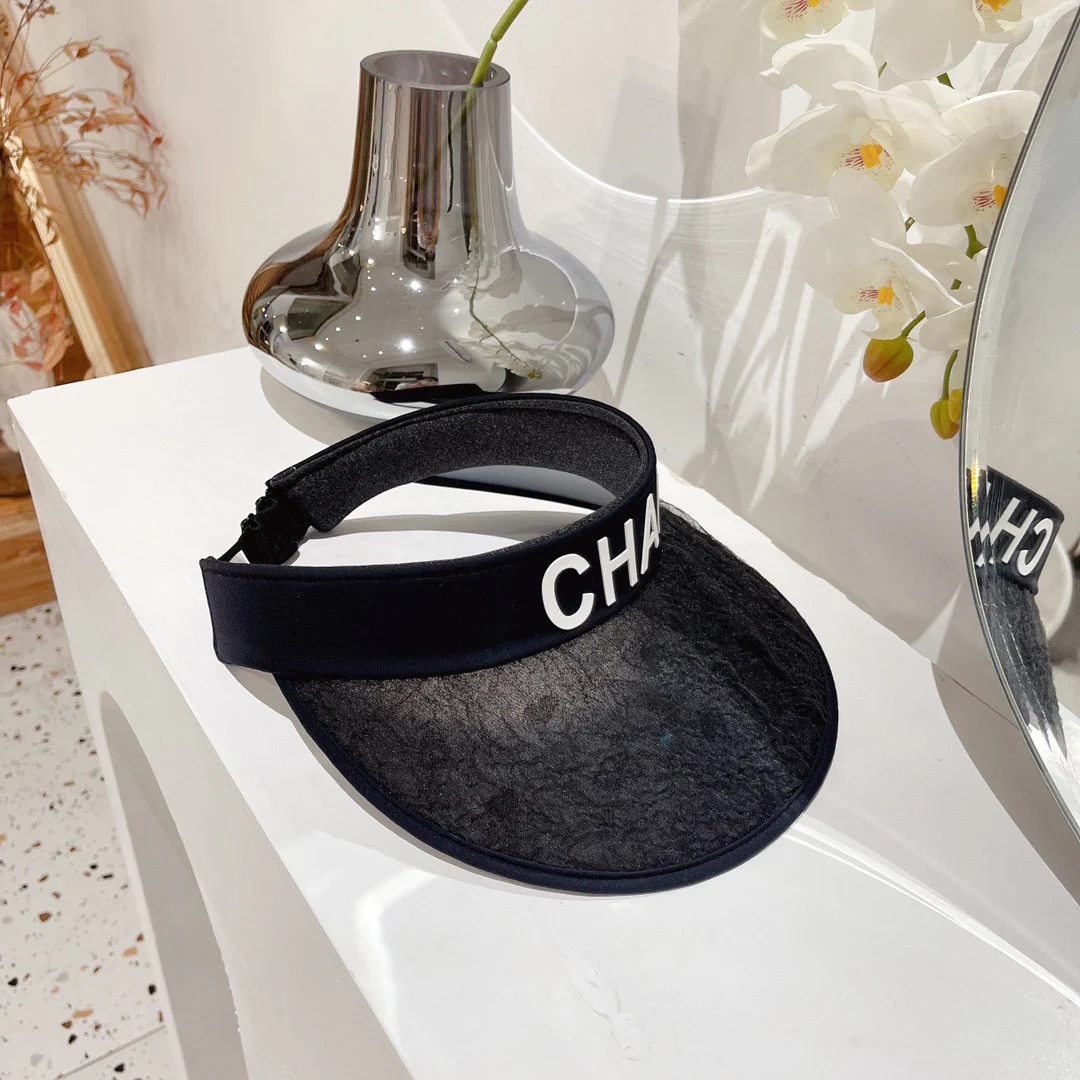 Солнцезащитная шляпа Chanel с открытым верхом - 9