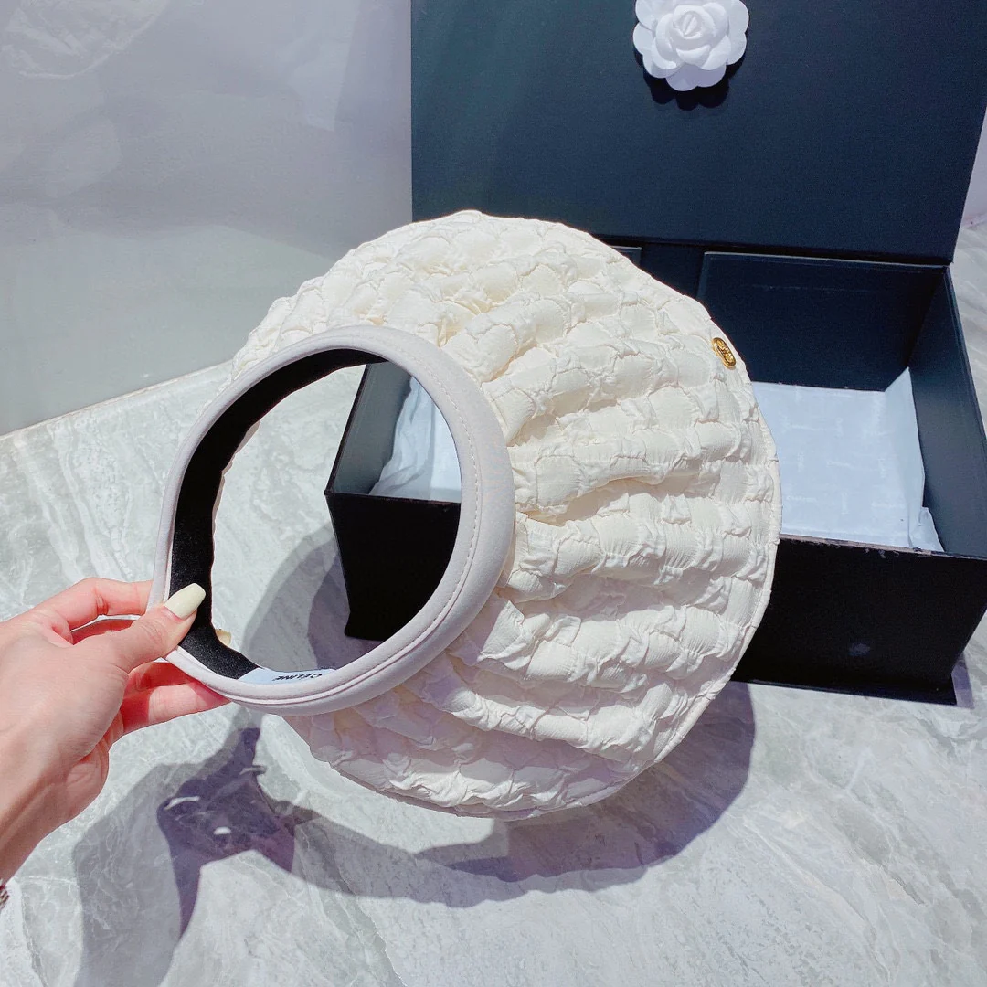 Celine - Шляпа-панама с открытым верхом и повязкой на голову