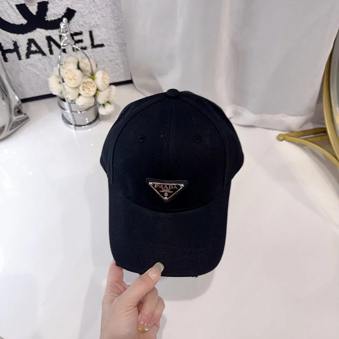 Prada - Хлопковая кепка - Черная