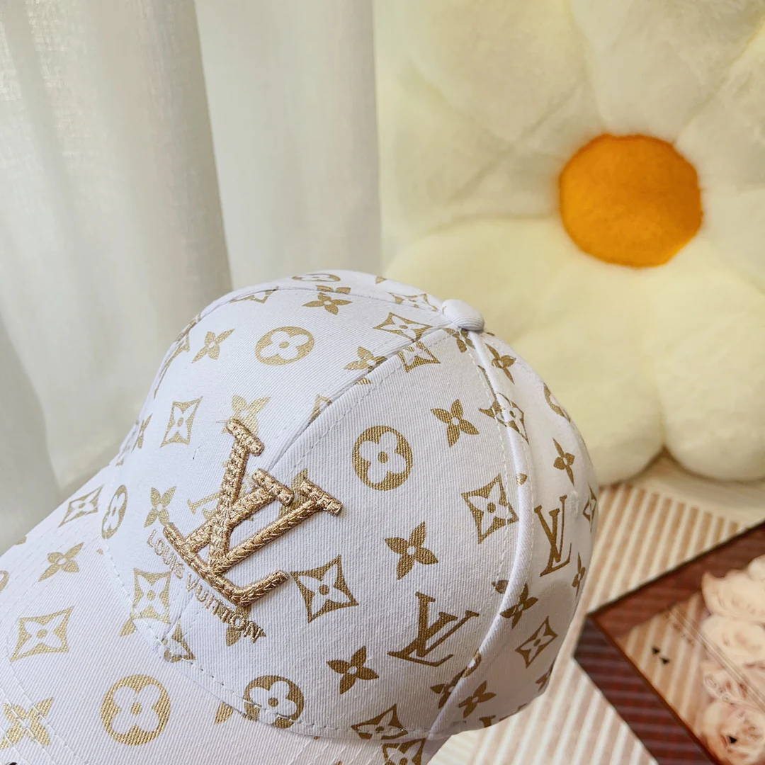 Новинка сезона весна/лето 2023 от LV - Шляпа/кепка - Белая