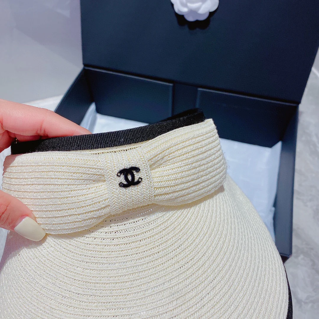 Солнцезащитная шляпа Chanel - Парик с открытым верхом - 2