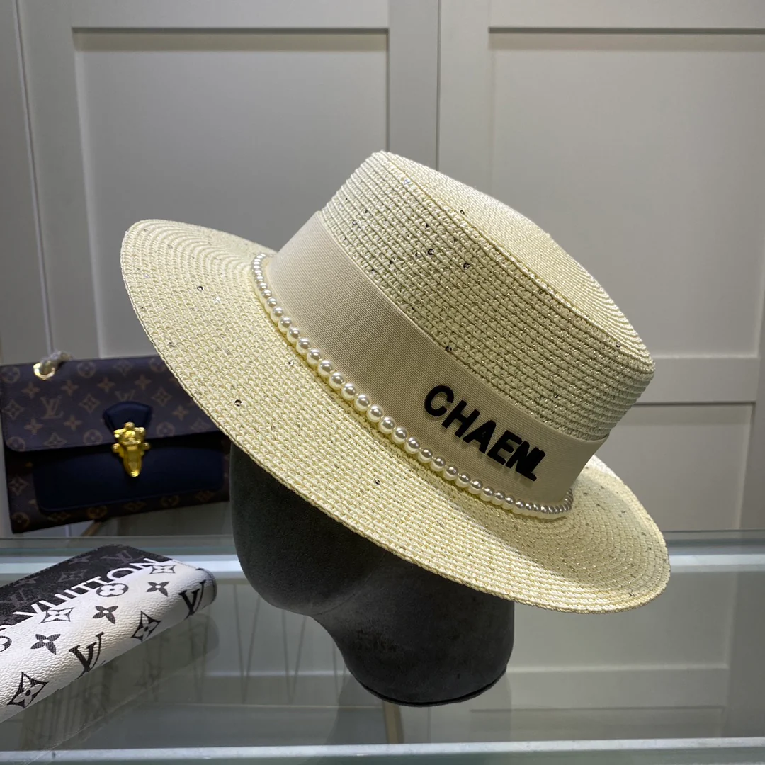 Новая соломенная шляпа Chanel 2022 года - 1