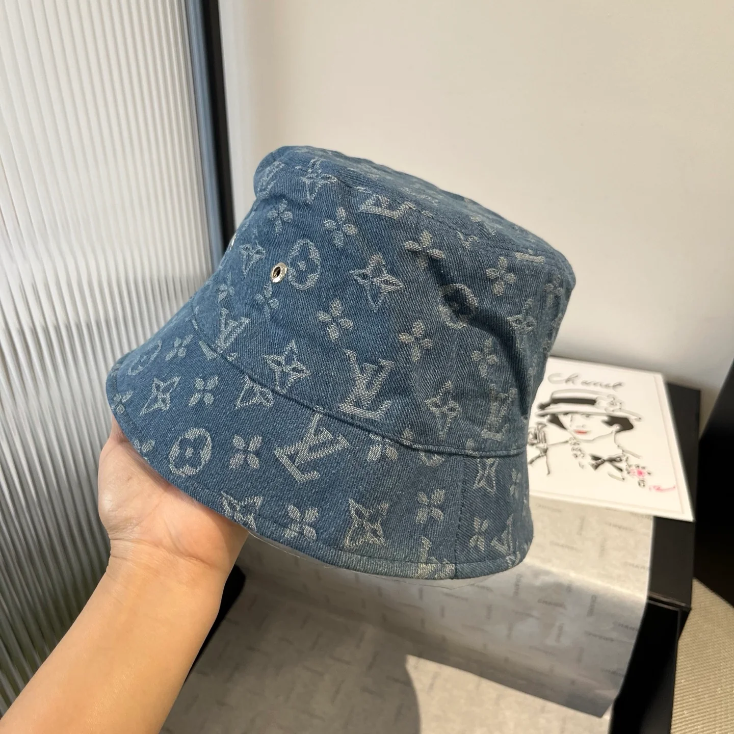 LV - Джинсовая панама с монограммой