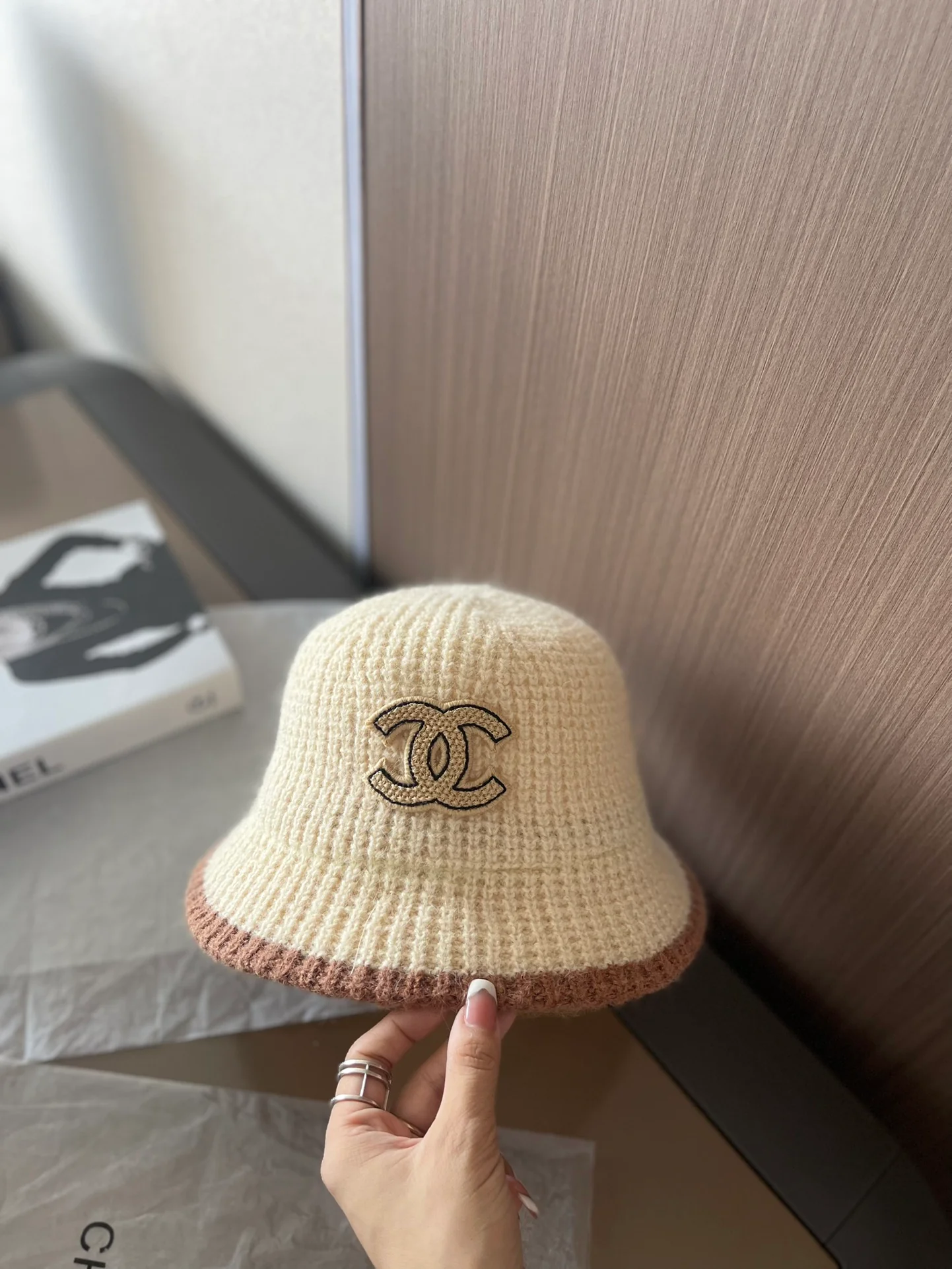 Chanel - Шерстяная панама - Белая