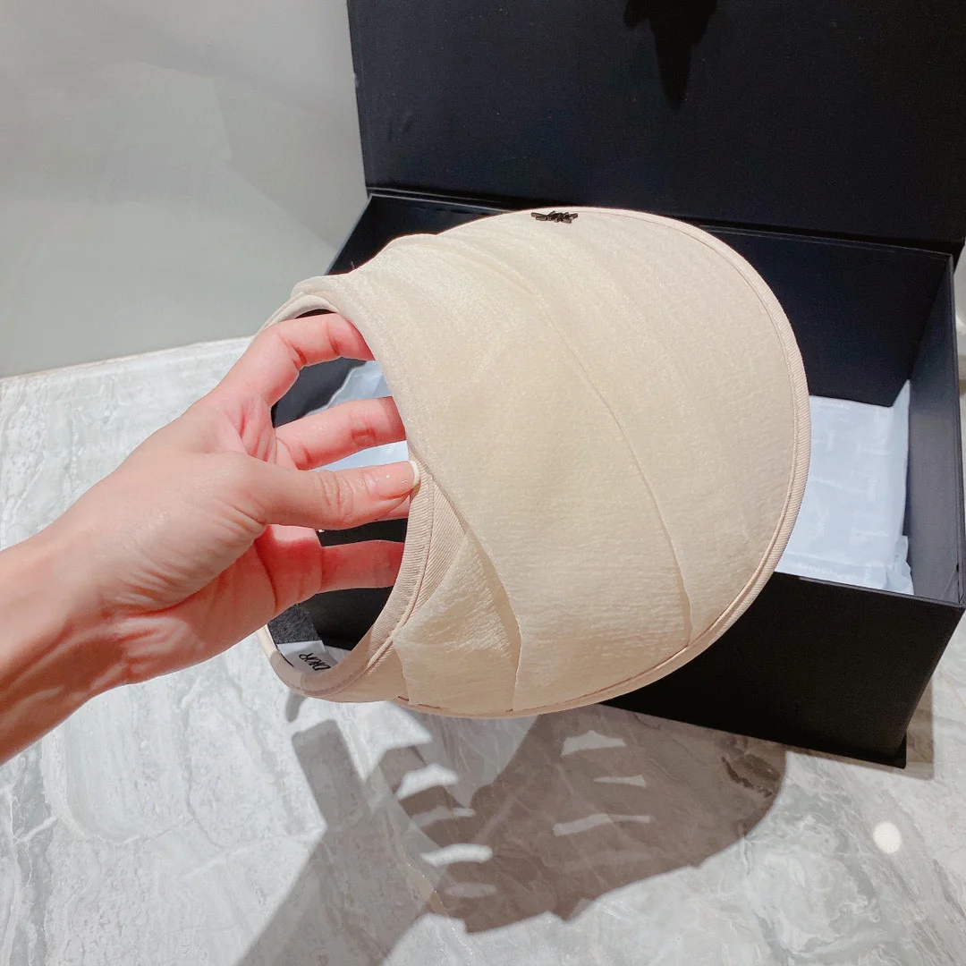 Dior - Элегантная сетчатая повязка на голову - Открытый парик - Солнцезащитная шляпа - 2 цвета - 1