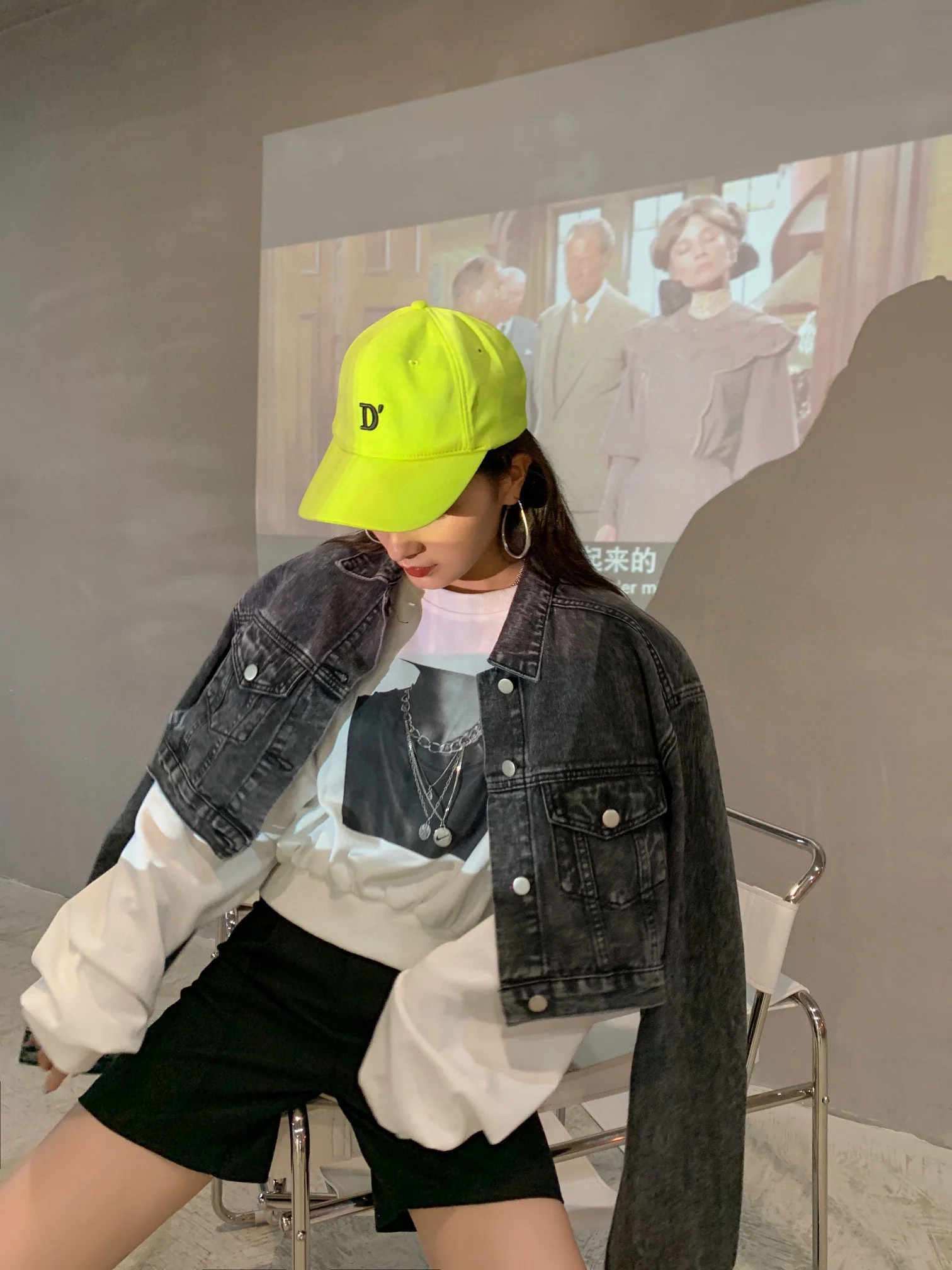 Dior - Желтая бейсболка