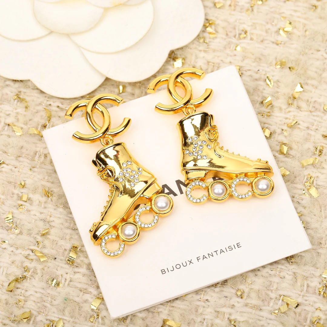 Серьги Chanel 819