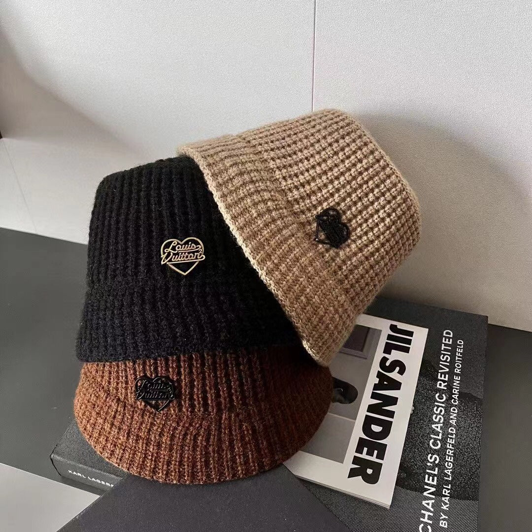 LV - Ретро вязаная рыбацкая шапка