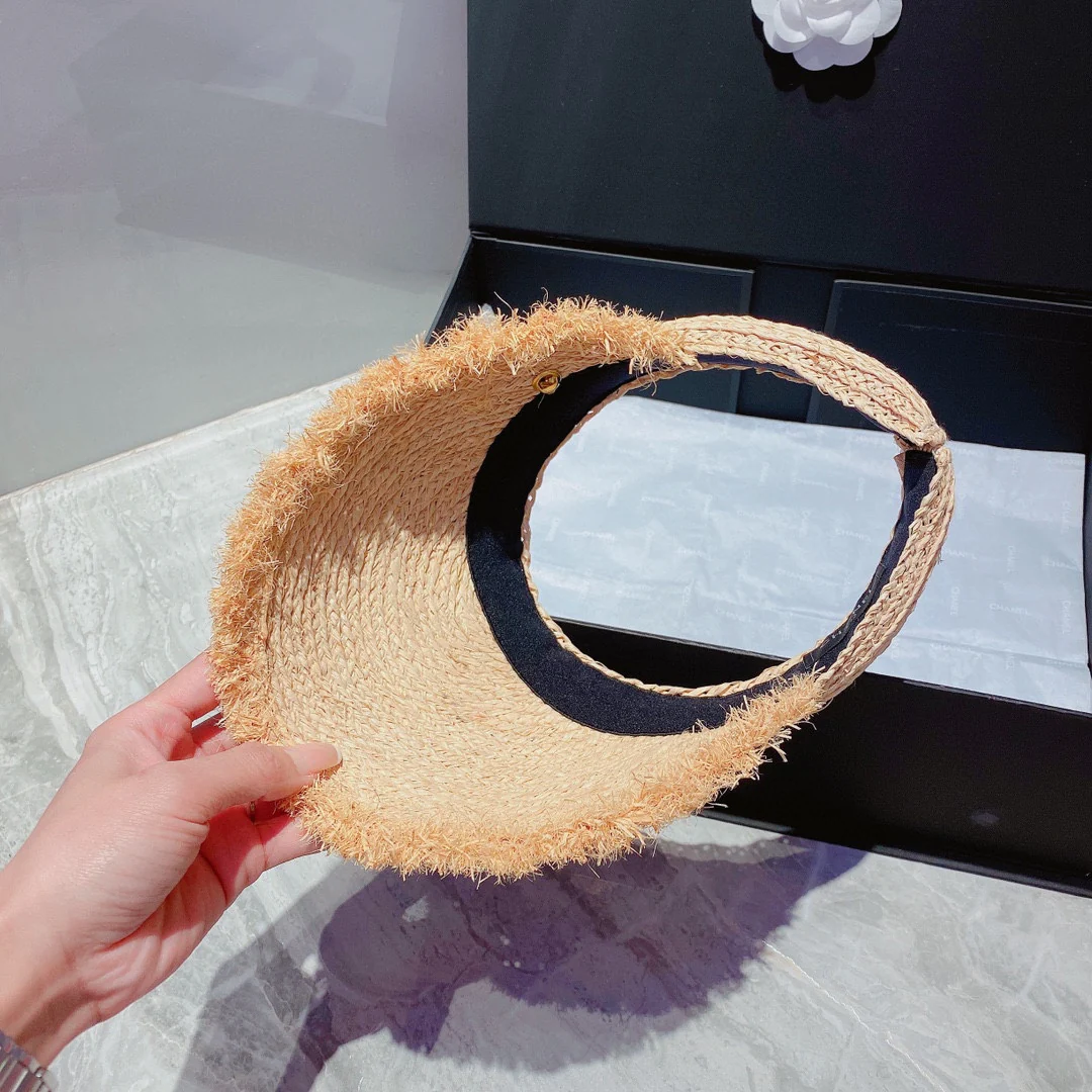 Солнцезащитная шляпа Chanel - Открытый жилет - Синий