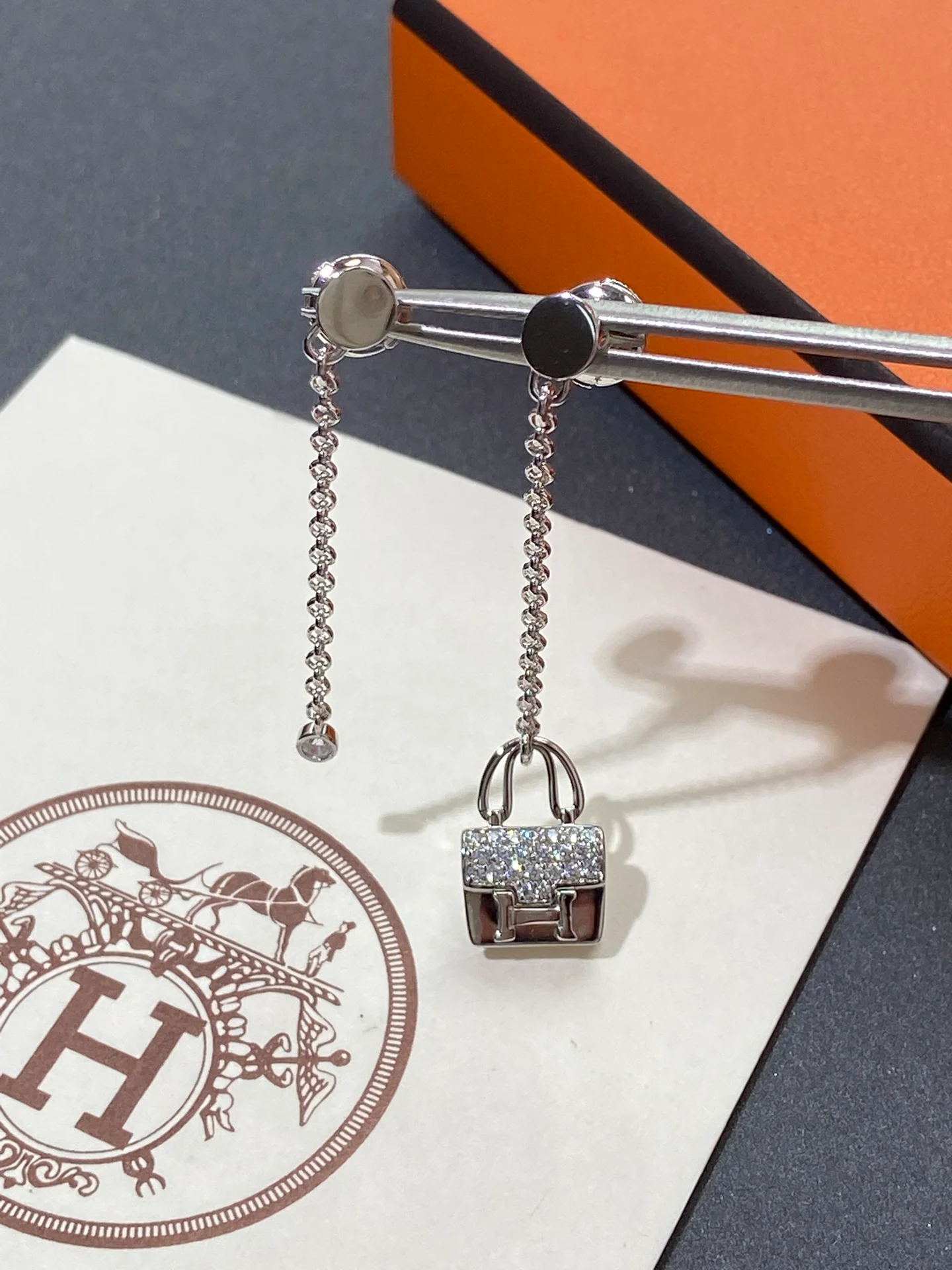 Серьги Hermes 017